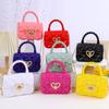 Heart Mini Shoulder Bags PU Handbags Cute Coin Wallets Women Girls