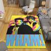 Wham! Band-inspired Rug Floor Mat for Living Room or Bedroom Soft and Comfortable Carpet a Gift for Birthday and Holiday.