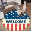 1 шт. Коврик WELCOME для офиса, Круглый ковер для офиса, Под офисные стулья, Спальня, Гостиная, Домашний декор, Ковер для офиса -1110120
