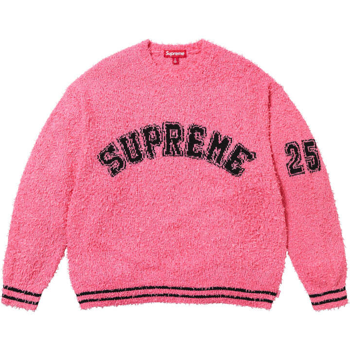 Supreme Свитер с текстурным узором Arc Розовый