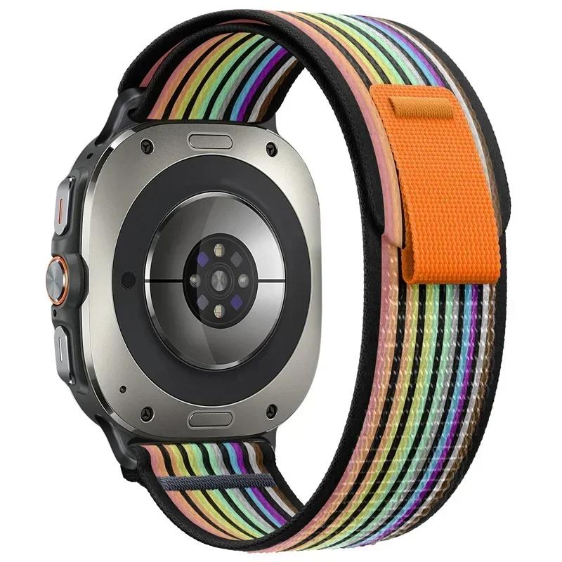 Нейлоновый ремешок Trail Loop для Samsung Galaxy Watch Ultra 47 мм Без зазоров Спортивный браслет Ремешок для Samsung Watch Ultra band Correa