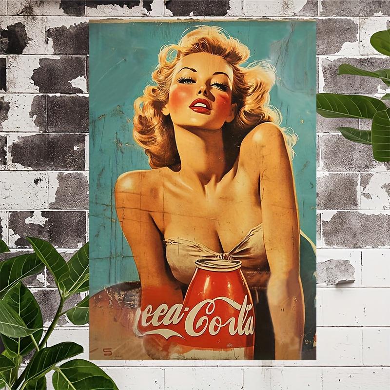 Забавная винтажная металлическая жестяная табличка Постер Cola Soda для Уличного Торгового Центра Гаража Кафе Домашнего Бара Клуба Кухни Ресторана Ванной