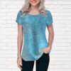 Повседневная женская футболка с коротким рукавом, градиент тай-дай, уличная одежда, 3D-принт, пуловер, топ, лето, короткий рукав