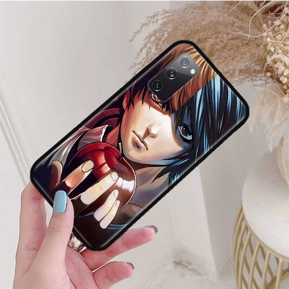 Черный чехол для OPPO Reno 8 6 5 4 Pro Plus Find X3 A17 A3 A31 A38 A40 A53 A54 A55 A74 A76 A78 A77 A80 A94 A95 A96 Lite W-62 Death Note