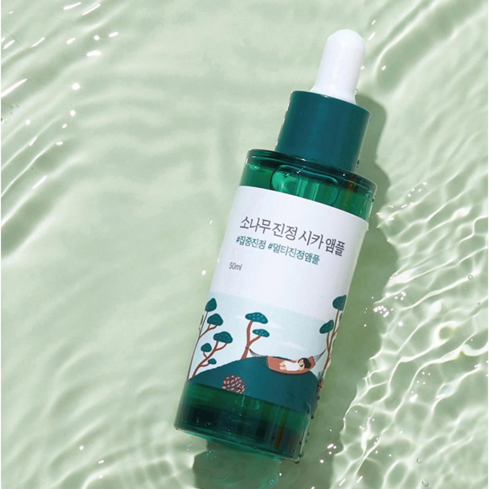 ROUND LAB Успокаивающая ампула Cica Pine, 50 мл, 3 шт.