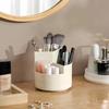 360 Rotating Pencil Pen Holder 3 Slots Makeup/Cosmetics Brushes Storage Organizer For Desk Table Vanity Countertop