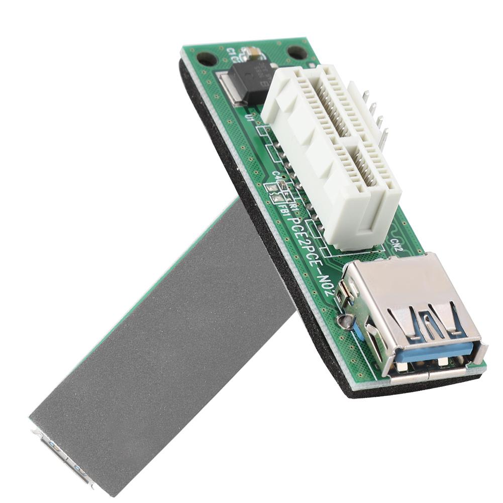 Карта-удлинитель райзер PCI E Express 1x на 16x для майнинга с USB-кабелем
