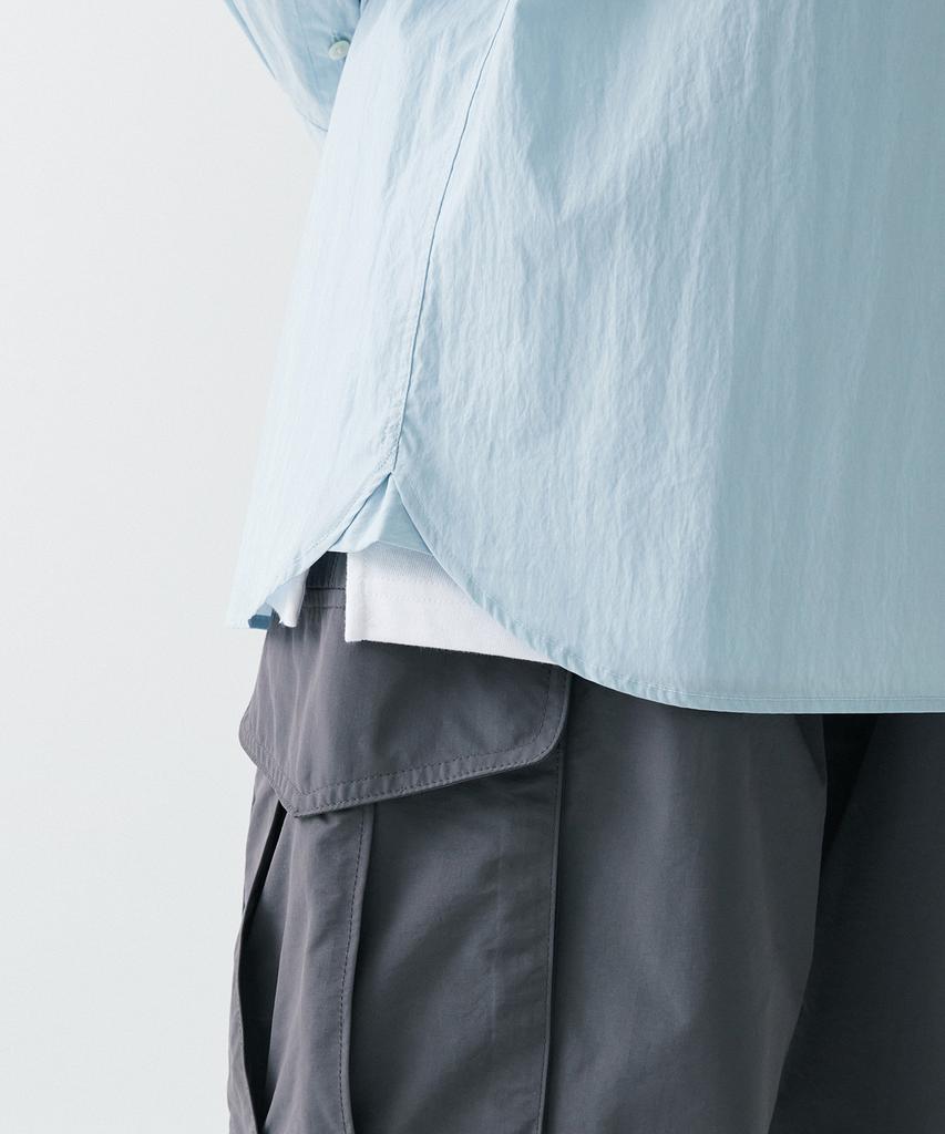 MUSINSA STANDARD [City Leisure] Cn Oversized Shirt [Cloudy Blue]