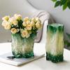 Стеклянная ваза Градиент Гидропоника Террариум Складной узор Цветочная ваза Цветочная композиция Аксессуары Домашнее украшение