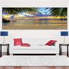 Landscape Sunset Beach Cloud Seascape Canvas Painting Tropics Palm Tree Coast Posters and Prints Wall Art Home Decor No Frame