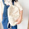 Korean Style Students School Bag Large Capacity Floral Shoulder Bag Cute Floral Backpack  School