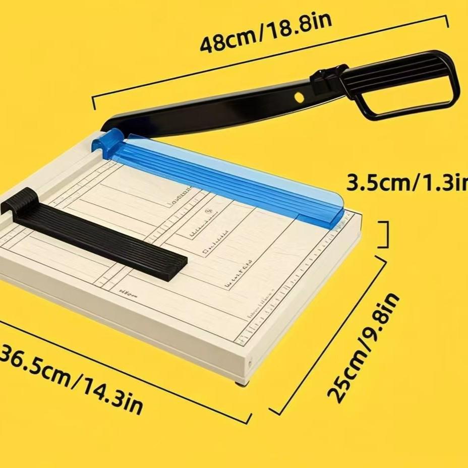 Compact A4 Guillotine Paper Cutter for Office and School