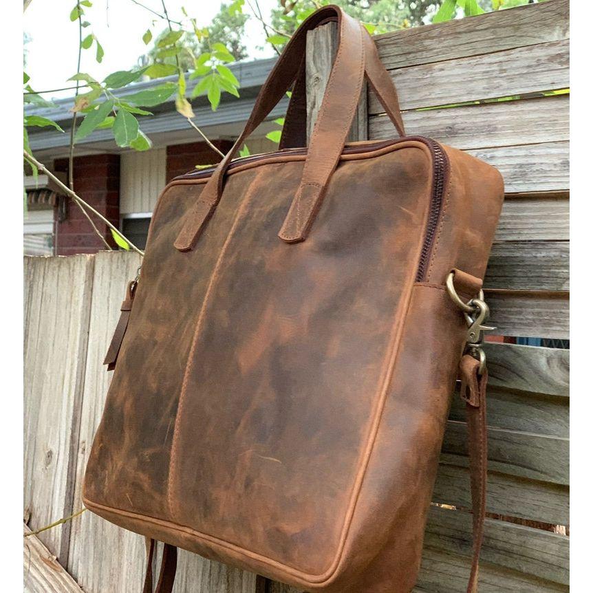 Новая сумка-мессенджер ручной работы из натуральной кожи в деревенском стиле, сумка для ноутбука, мужской портфель, сумка-портфель через плечо