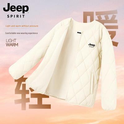 Мужская зимняя куртка без воротника JEEP SPIRIT с подкладкой