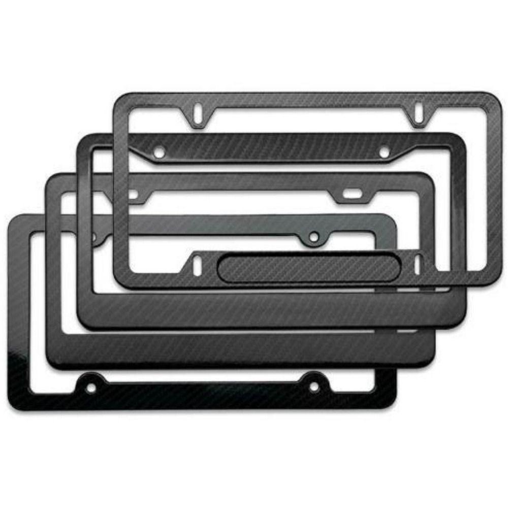 Алюминиевый сплав Держатель номерного знака Американский стиль Черная рамка для номерного знака 2 отверстия/4 отверстия Разные стили