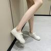 Leather Little White Shoes Women's Summer Two Wear Flat Bottom Breathable Casual Shoes Soft Sole Soft Surface Student Board Shoes Nurse Shoes