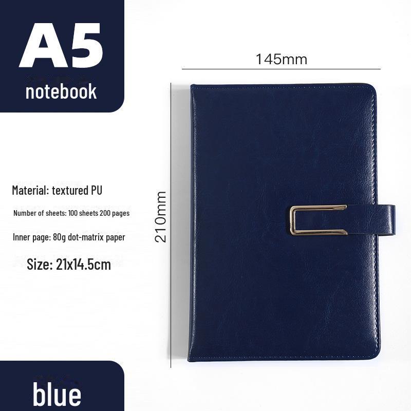 Подарочный набор из кожаных блокнотов премиум-класса с индивидуальным логотипом, форматы A5/B5, толстый блокнот для конференций