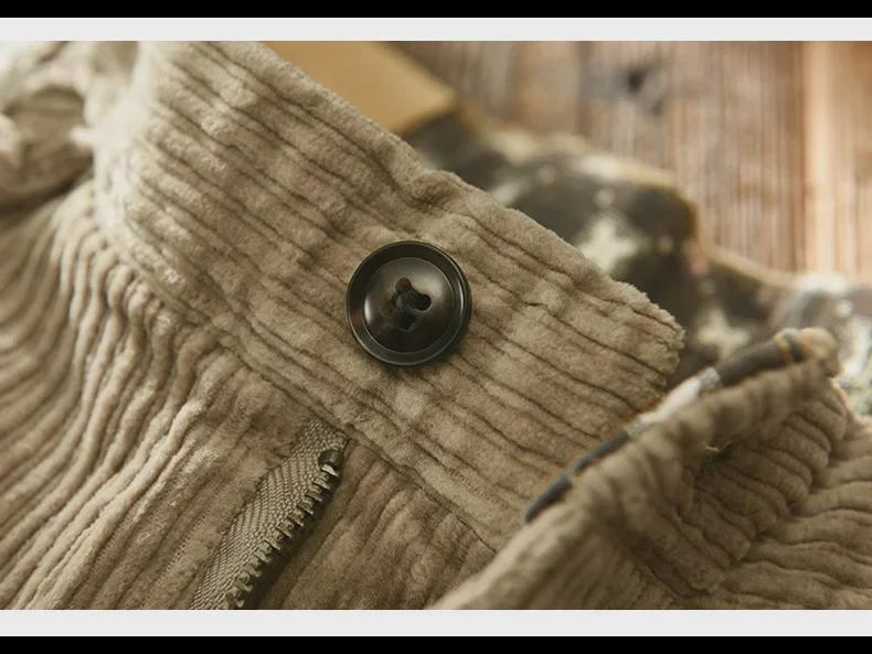 Мужской вельветовый повседневный комбинезон - Коллекция Осень/Зима