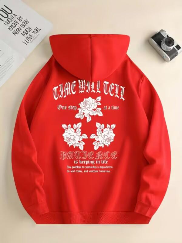 Men's Casual Drawstring Hoodie - Everyday Fashion