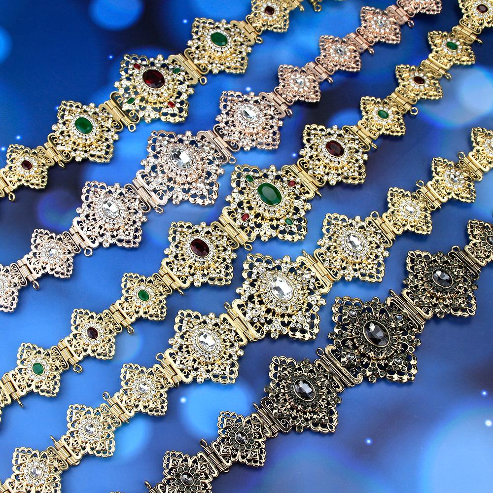 Женский пояс золотого цвета с металлической цепочкой на талию и кристаллами, свадебные украшения, пояс для халата