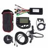 Electric Bicycle Conversion Kit 26A 3 Mode Controller S866 Panel Thumb Throttle and Brake Handle for 500W to 750W Motor