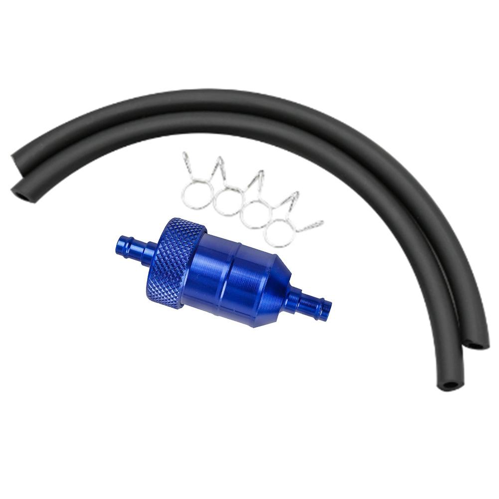 Aluminum Alloy Oil Filter for Motocross ATV Kart Dirt Bike Fits 8mm Fuel Systems Enhances Fuel Flow and Engine Performance