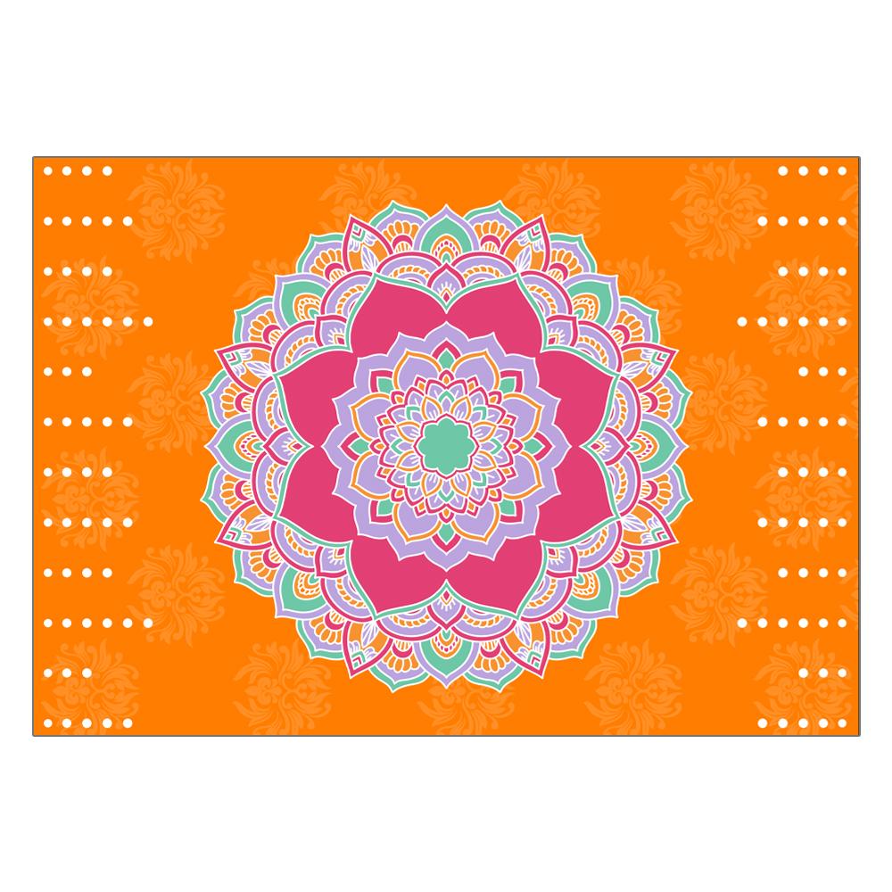 Нескользящий коврик для ванной, мягкий ковер для декора гостиной, спальни, ковер для детской комнаты, ковер в стиле бохо с рисунком мандалы