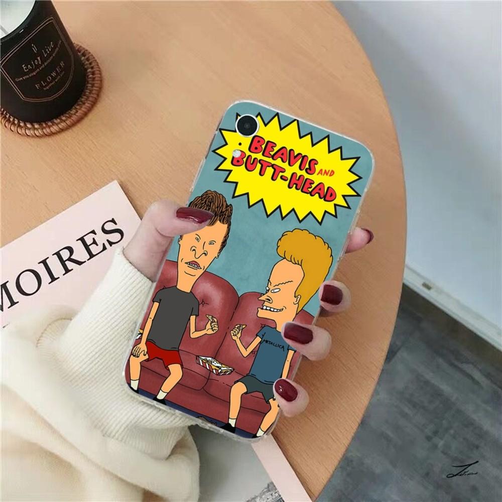 Чехол для телефона Beavis And Butthead для iPhone 8 7 6 6S Plus X SE 2020 XR XS 14 11 12 13 Mini Pro Max Чехол для мобильного телефона