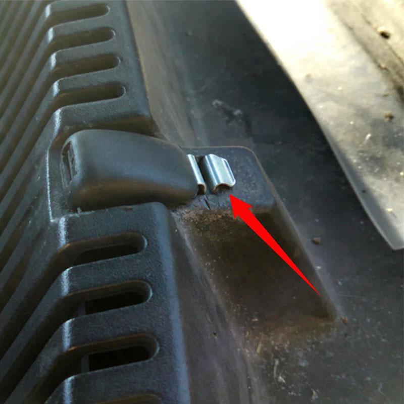 10X Boot And Tailgate Interior Lining Metal Trim Panel Clips For Vw For Beetle Bora Fox Golf Jetta Passat Phaeton Polo Scirocco Tiguan Touareg Touran