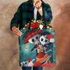 Unique Sugar Skull Print Tote Bags For Women Traveling Shoulder Bags Large Capacity Foldable Lady Printed Handbags KTY
