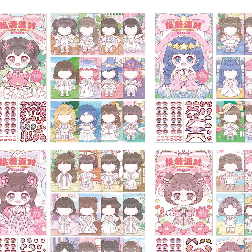 4 шт. наклейки для фейсбука для занятий своими руками, забавных детских скрапбукингов, украшений, коллекционирования