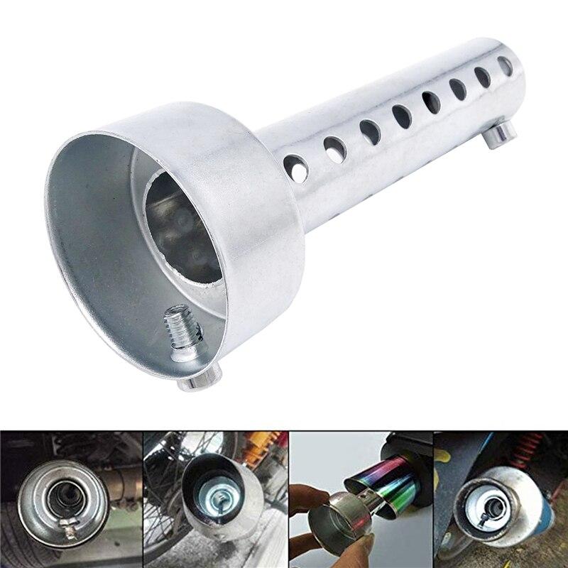 Универсальный мотоциклетный серебряный глушитель выхлопа DB Killer, глушитель, перегородка, вставка, серебряный шумоподавитель