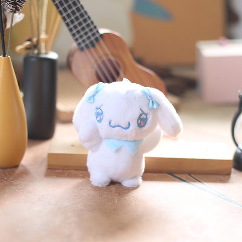 Очаровательный плюшевый брелок Sanrio, очень мягкий Cinnamoroll, Kuromi, Melody, подвеска для сумки