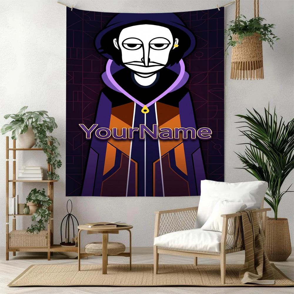 Incredibox Custom Your Name Wall Decor Tapestry Art For Pet Memorial Birthdaywedding Party Backdrop Family Gift