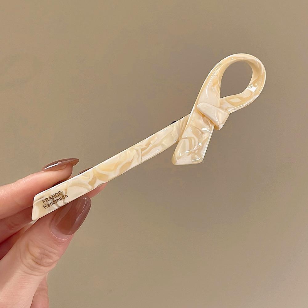 BEPAN Retro Leopard Print Acetic Acid Bow Hair Clip Korean Style Barrettes Bowknot Hairpin wear Side Clip Girl
