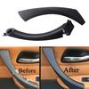 Black FOR BMW E90 328i Inner&Outer Door Panel Handle Pull Trim Cover Left side