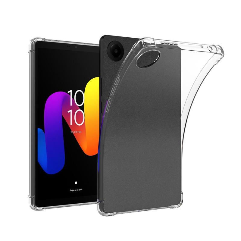 Shockproof Anti-Fall Transparent TPU Case for TCL Tab 8/11 Gen 2 11FE Note A1 Nxtpaper Plus 2026 Tab 10L Gen4 with 4 Corner Airbag Protective Cover