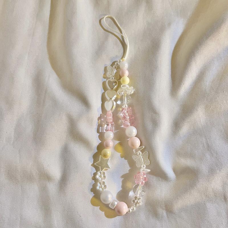 Mobile Phone Lanyard Cellphone Strap Phone Chain Pendant Candy Phone Case Rope Jewelry Keychain for Samsung Huawei iPhone Xiaomi