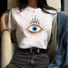 Summer Fashion Women's Printed Top Round Neck Short Sleeved T-shirts