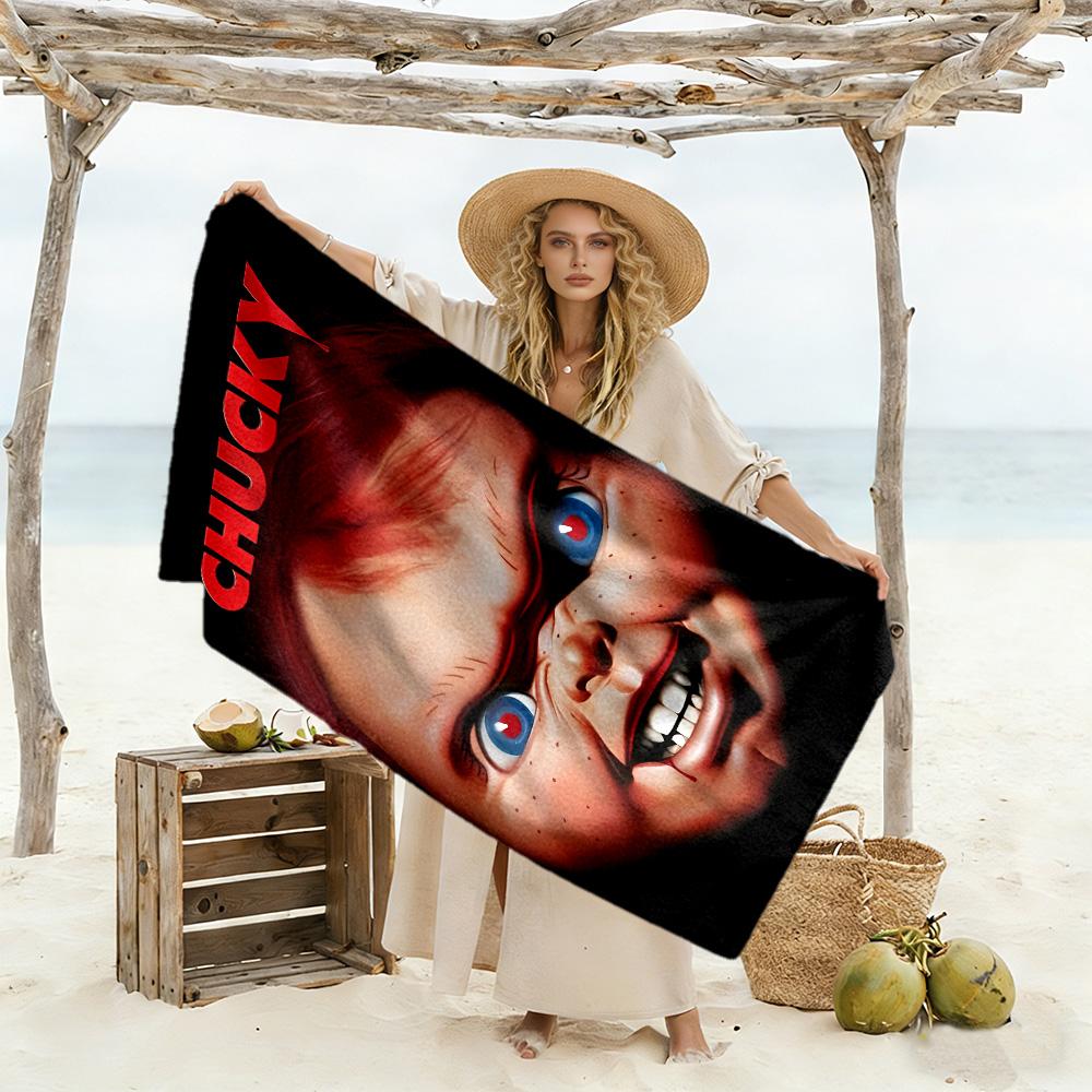 Chucky's Country Adventure Beach Towel Quick-Dry Soft Microfiber Comfortable Lightweight