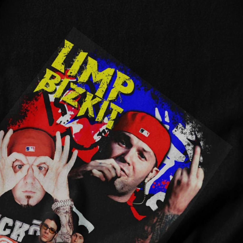 Мужская футболка 2025 Limp Bizkit Группа Модные Подарки Y2K Графическая С круглым вырезом Унисекс Топы Футболки