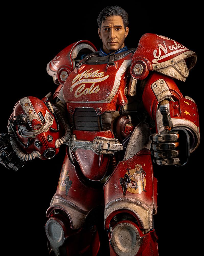Fallout T 51 Power Armor Scale Painted Movable Figure 1/6 Nuka-Cola 1/6 ABS&PVC&POM&cloth