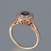 European and American Zircon Rings for Women, Double-layered Rings, Fashionable Internet Celebrity Index Finger Rings