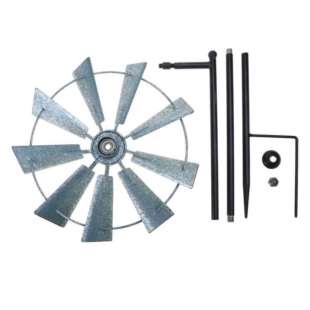 Уличный декор двора ветряная мельница ветряная вертушка ретро металл ветер железное искусство вращающаяся ветряная мельница сад колышек украшение современный