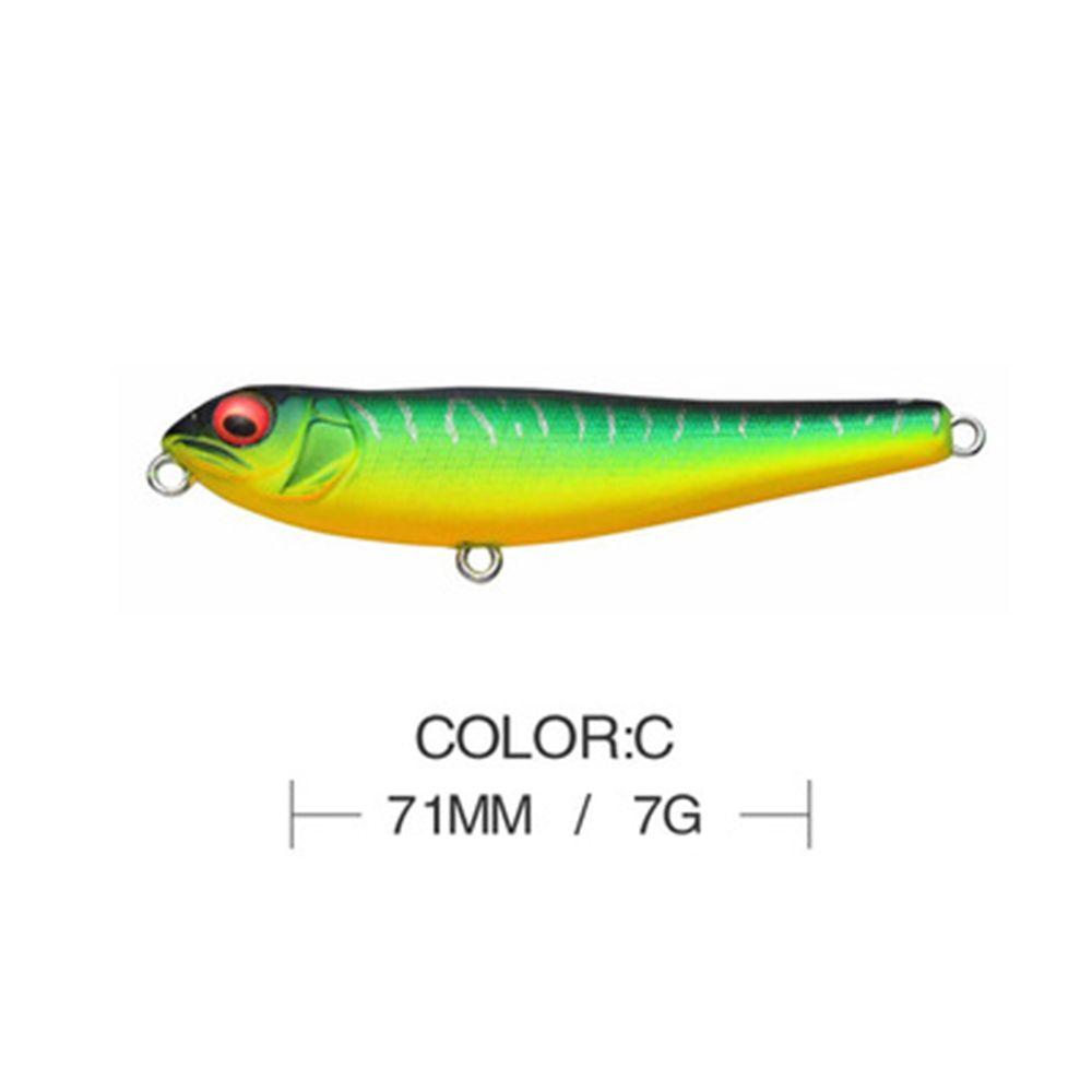 Outdoor Tackle Useful Minnow Lures Pencil Baits with Steel Ball Fish Hooks Winter Fishing