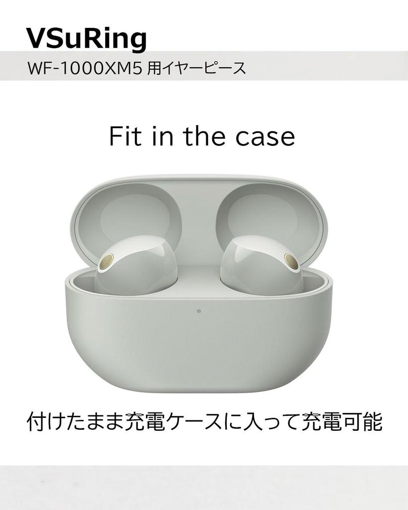 VSuRing Earpieces for Sony Replacement 8 Pieces Made of Low Resilience Urethane Ear Wax Guard with Filter Fit In the Case Sound Insulation Soft Can Be