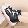 Non Slip Synthetic Leather Men's Boot 2024 High Shoes White Flats Sneakers Sports Fat Beskets Sepatu Best Selling Exerciser