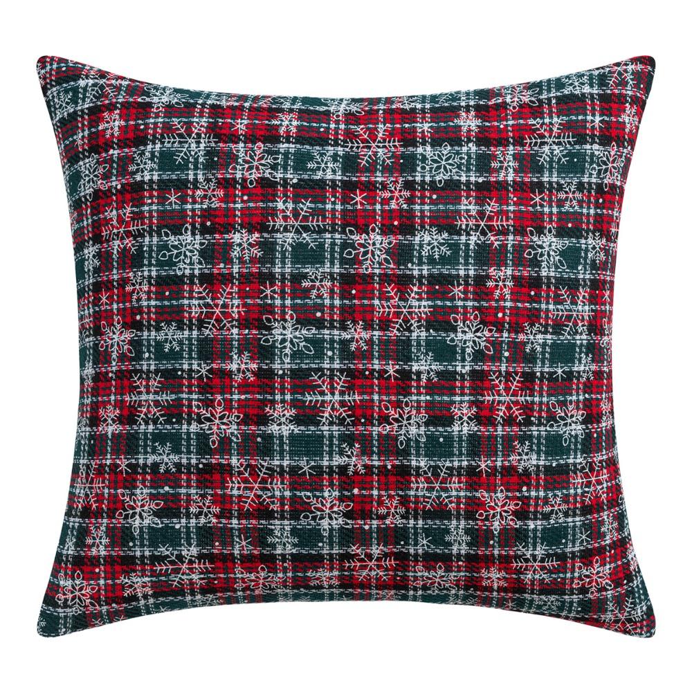 Square Christmas Pillowcase INS Style Cushion Cover Home Decor Throw Pillowcover Sofa/Bed