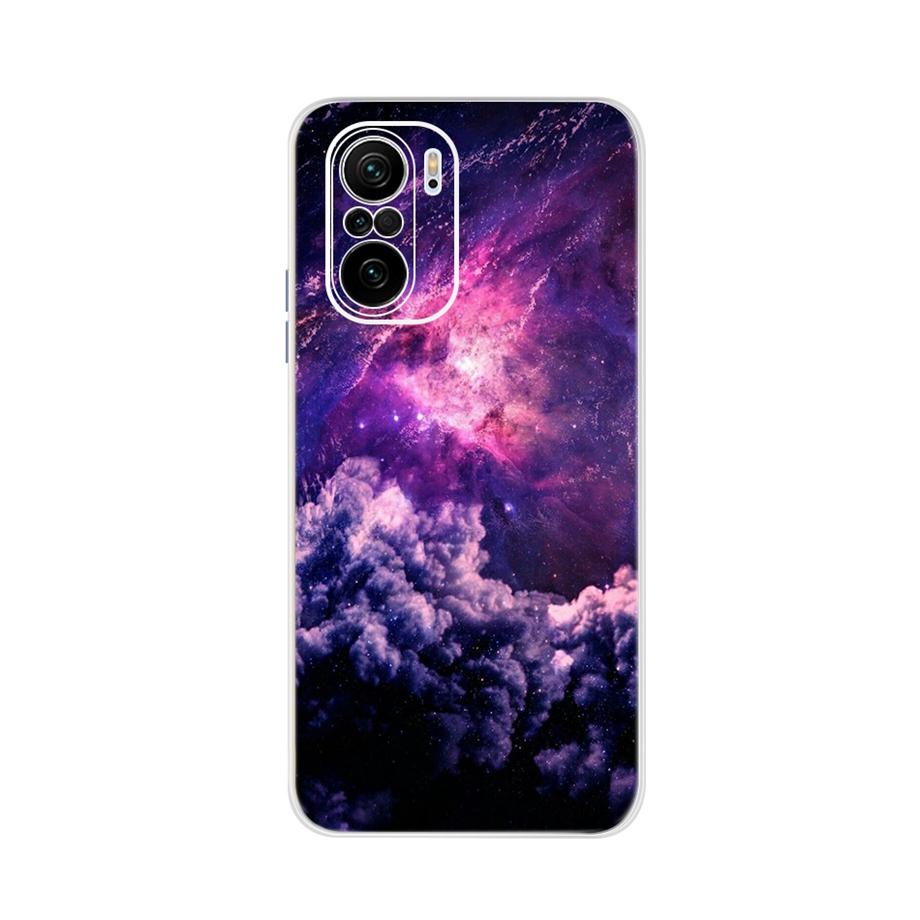 2021 Fashion Cartoon Phone Case For Xiaomi Poco F3 Case Female Soft TPU shockproof Bumper Funda For Xiaomi pocof3 Poco F 3 Cover