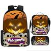 Pixel Halloween Student School Bag Cartoon School Bag Children's Backpack Anime Backpack Satchel